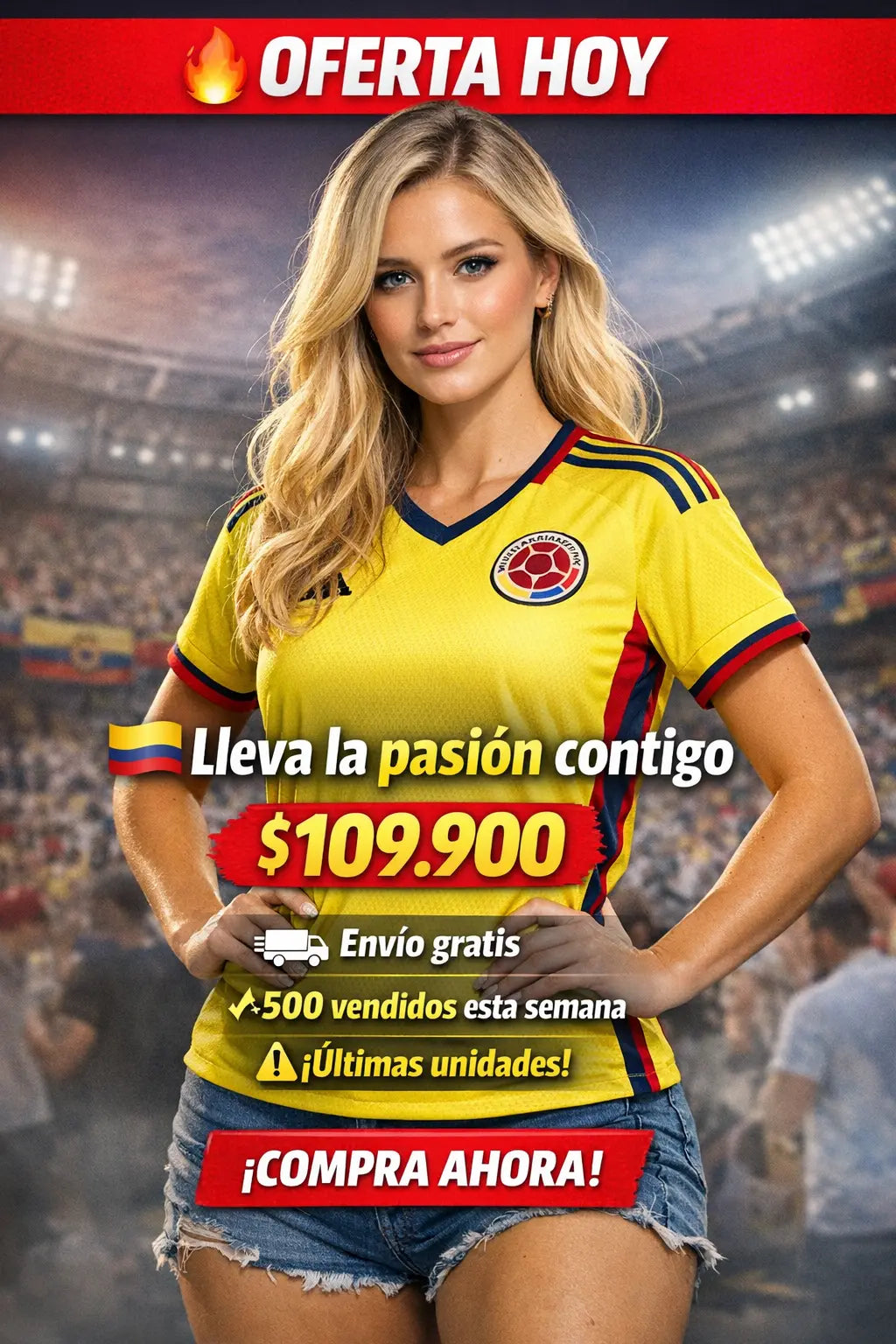 Camiseta Selección Colombia 2026 🇨🇴 Edición Oficial