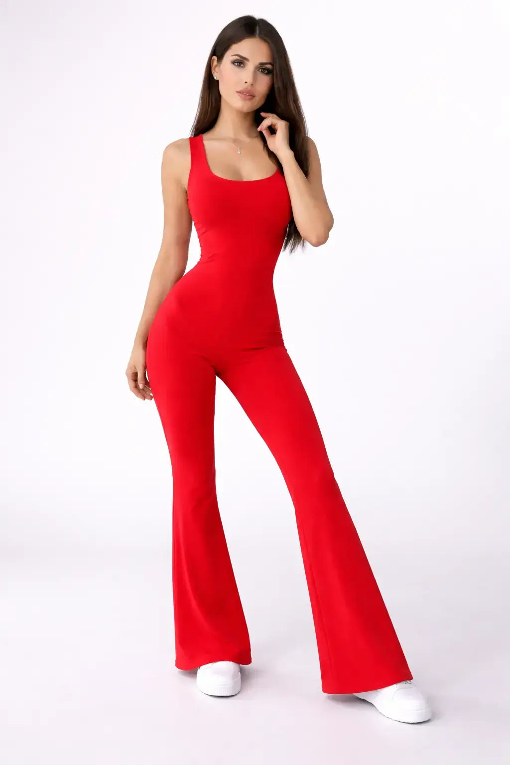Enterizo Moldeador Bota Campana “Scarlet Curve” | Efecto Push Up & Silueta Perfecta